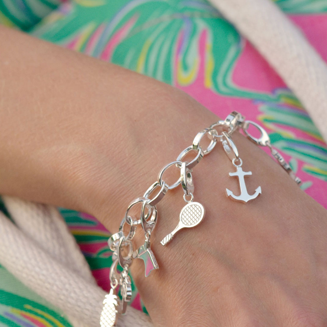 Sterling Silver Charm Bracelet