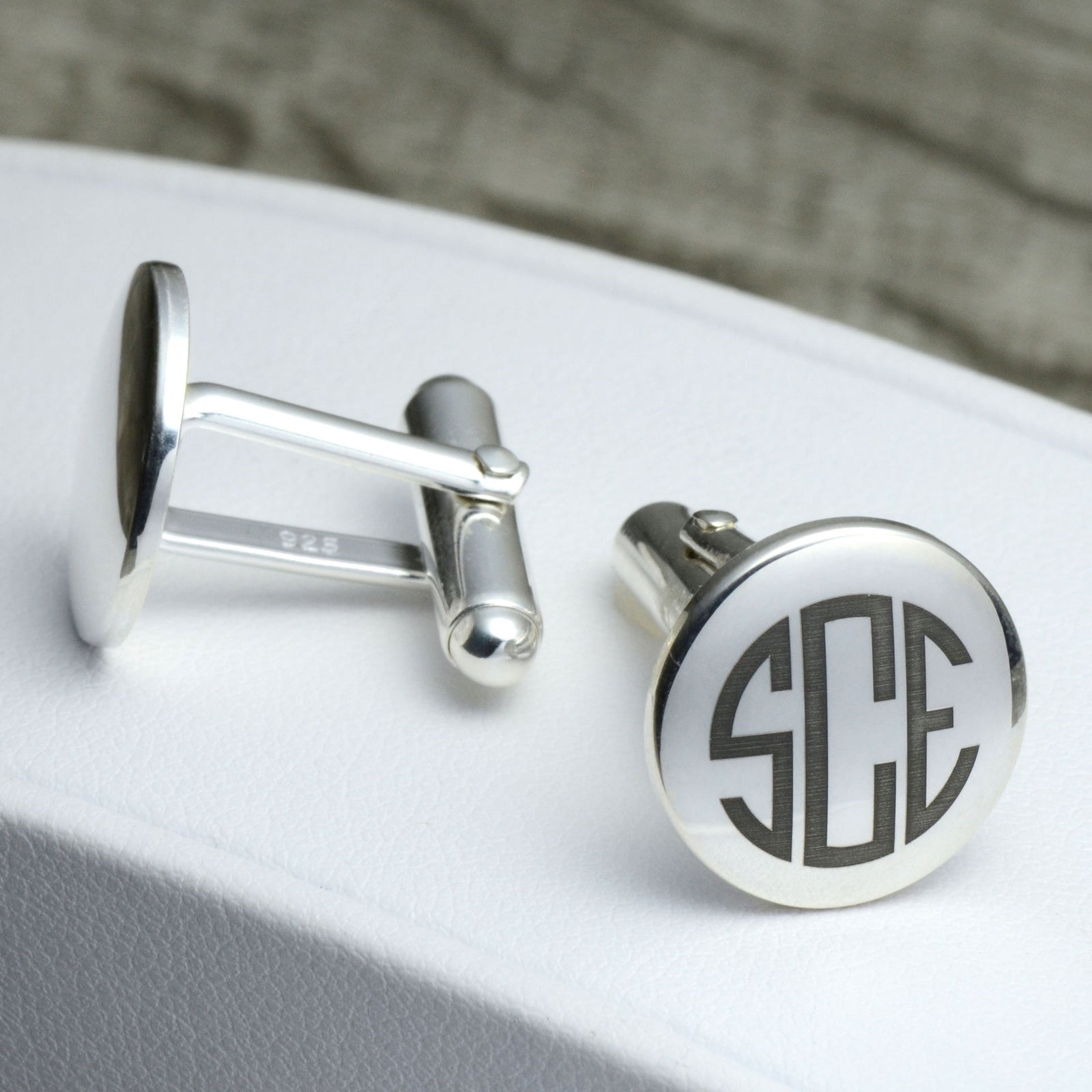 Personalized engraved cufflinks