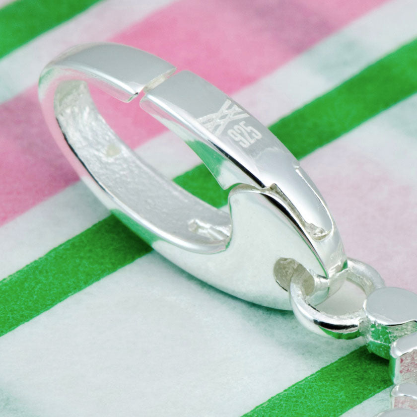 Silver Charm Clasp