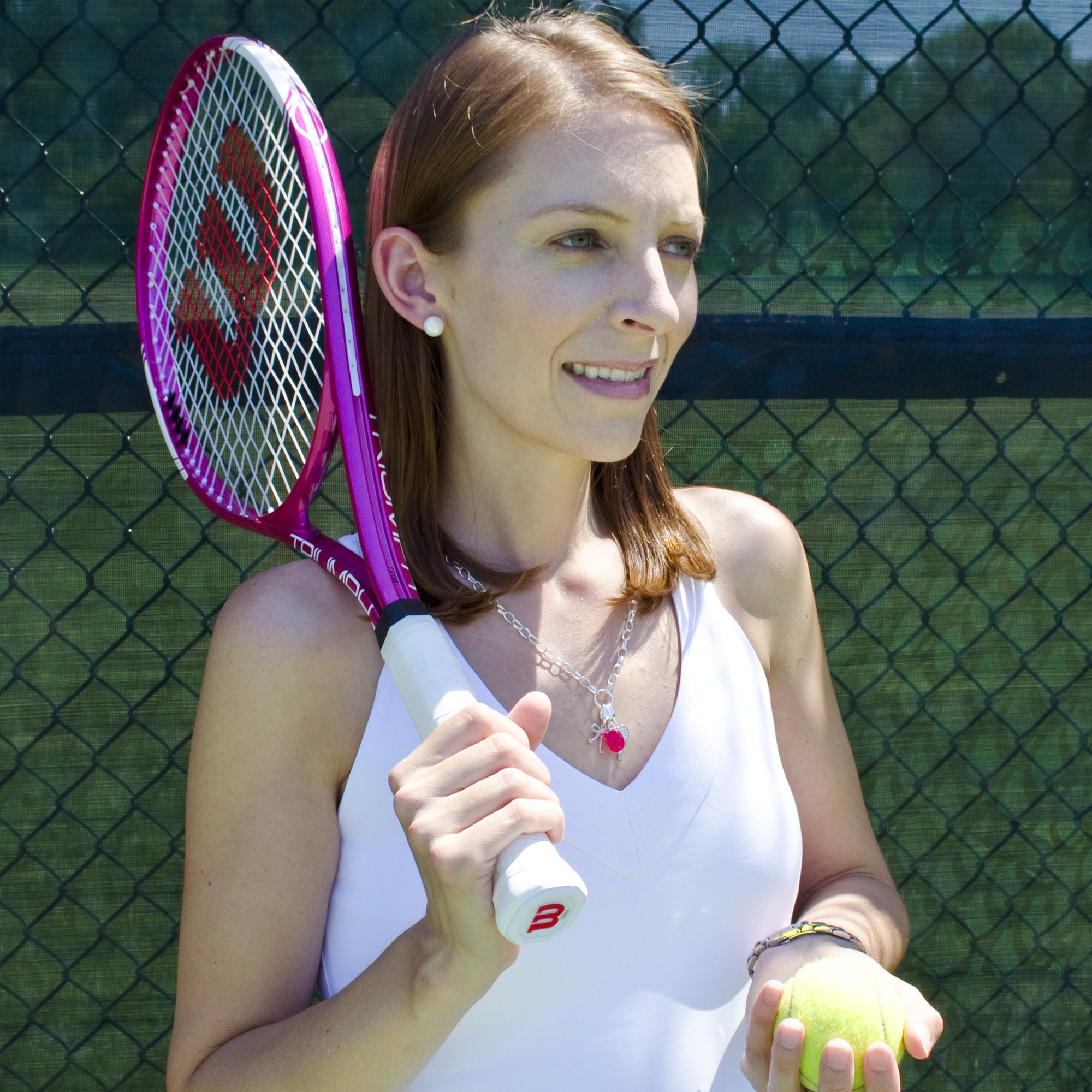Tennis whites on