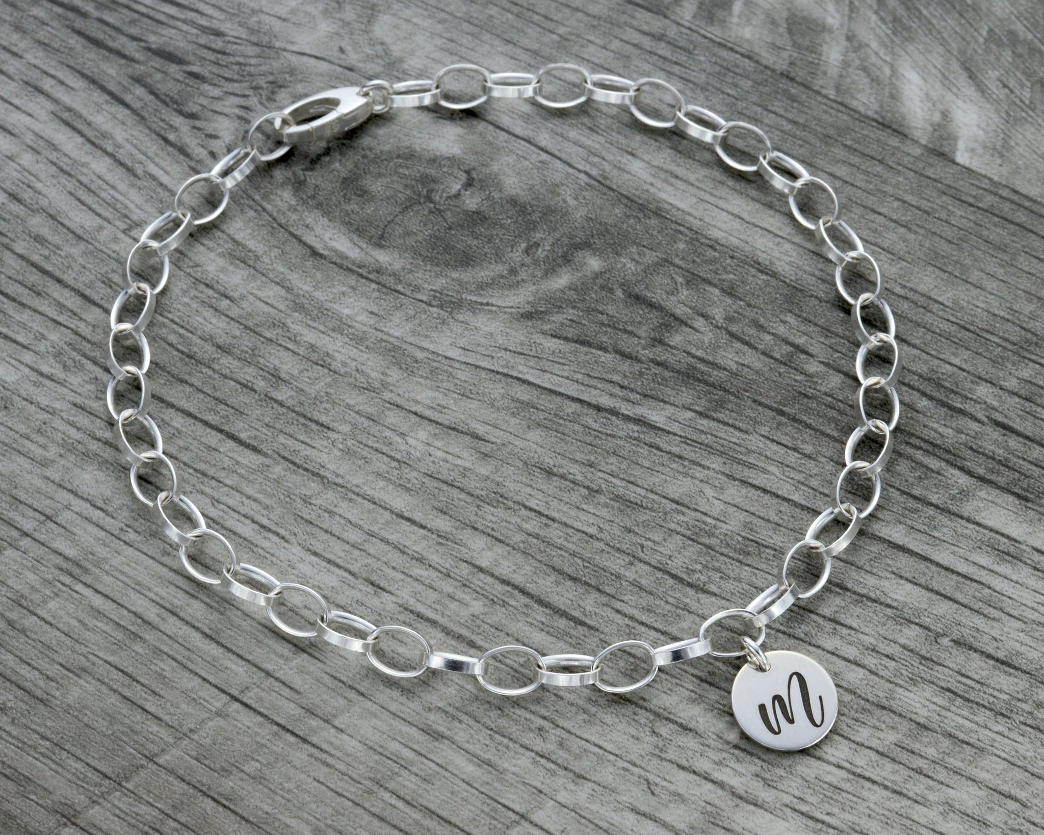 Personalized Initial Ankle Bracelet | Wellesley Row