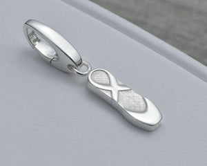 BALLET CHARM IN STERLING SILVER
