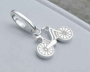 BICYCLE CHARM IN STERLING SILVER