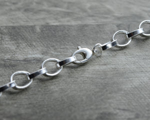 Sterling silver lobster clasp for charm bracelet