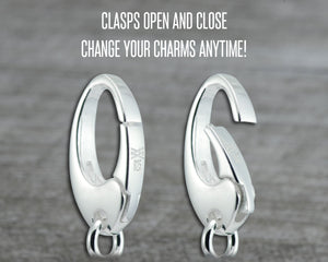 Sterling silver clasp