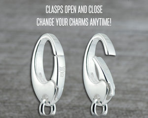 Sterling silver clasp