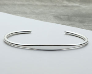 Personalized Cuff Bracelet in Sterling Silver
