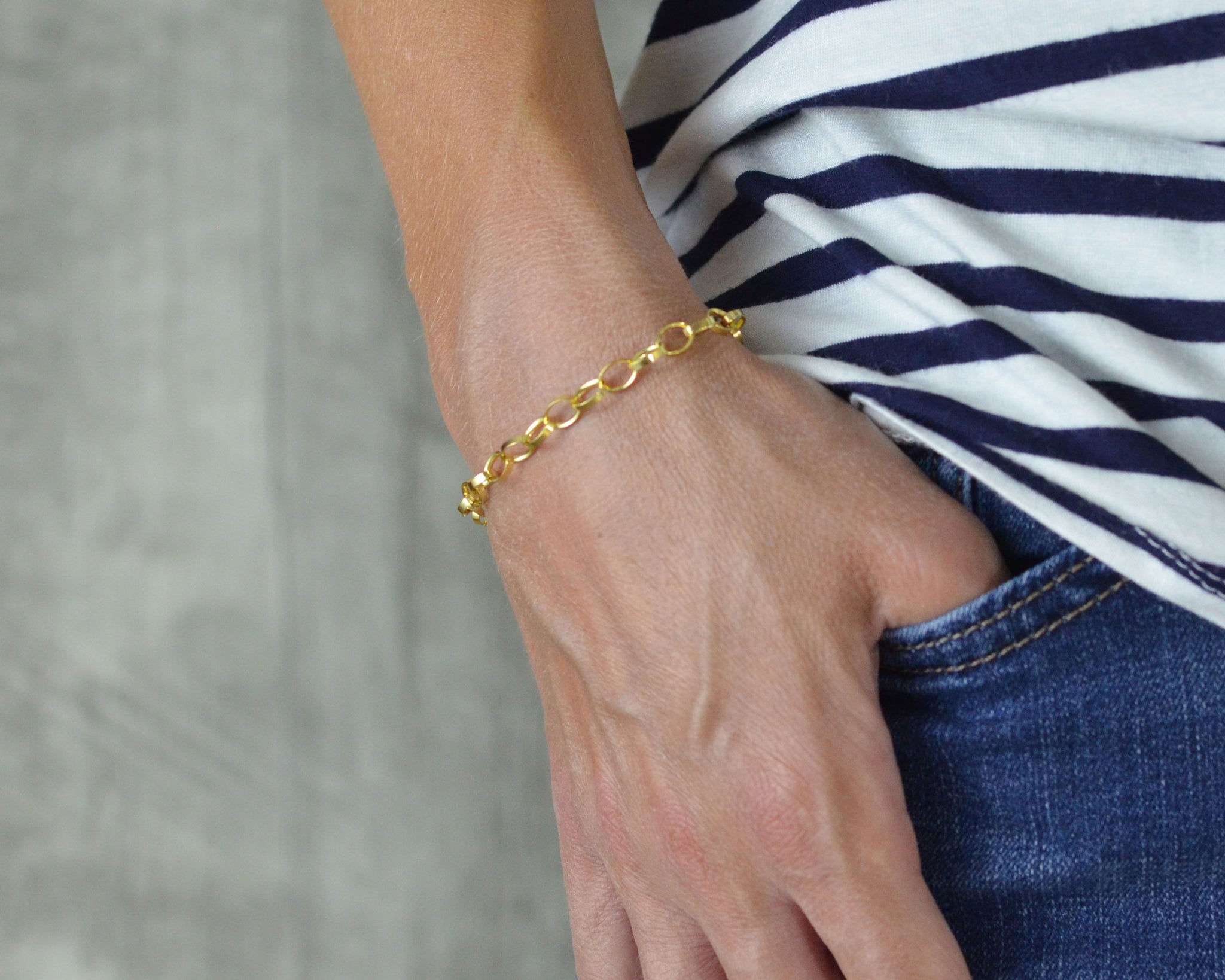 Gold Vermeil Charm Bracelet | Wellesley Row