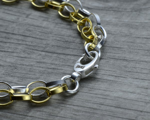 Layered gold bracelet