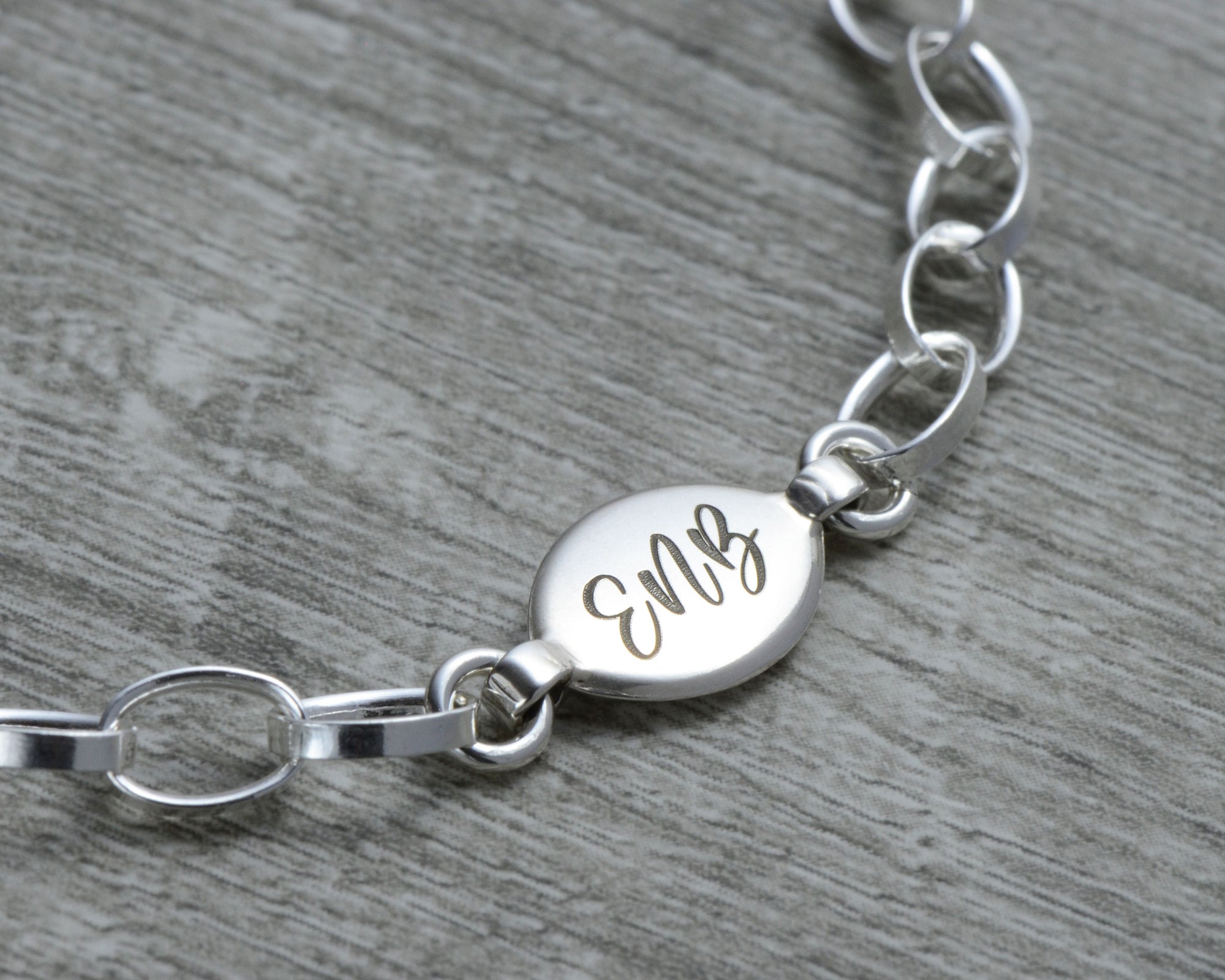Silver initial bracelets clearance
