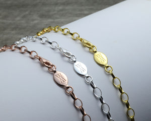 Multi charm necklace 18k gold vermeil