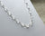 OVAL LINK NECKLACE - SILVER