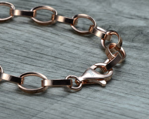 Rose Gold Charm Bracelet