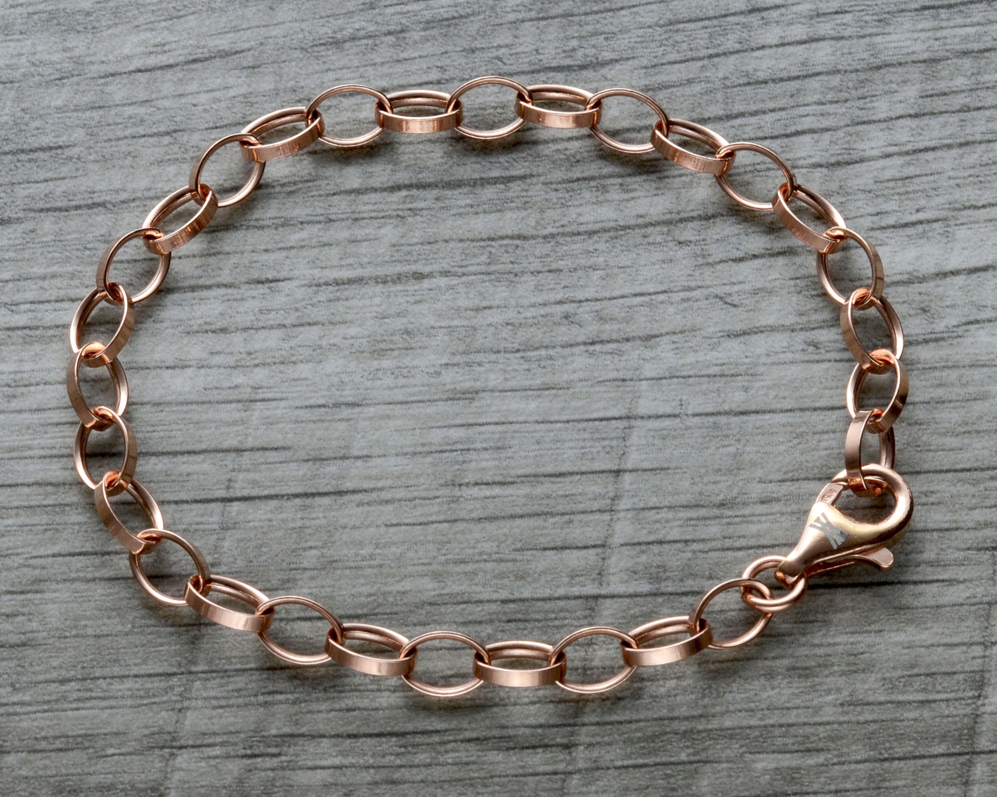 Rose Gold Vermeil Charm Bracelet | Wellesley Row