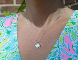 Graduation Cap Necklace