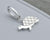 TURTLE CHARM IN STERLING SILVER