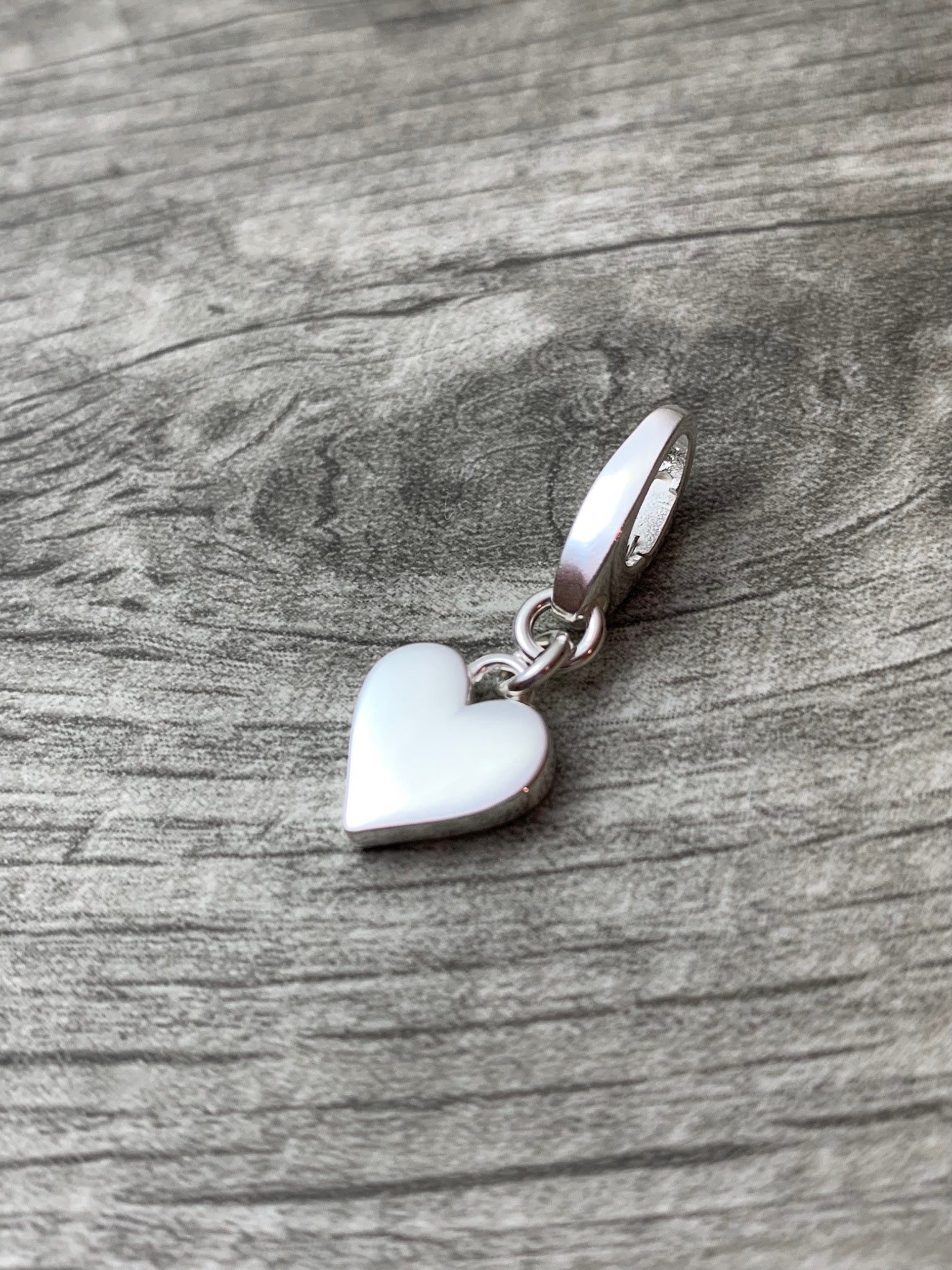 Custom heart charm