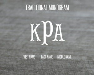 Personalized Monogram Cufflinks