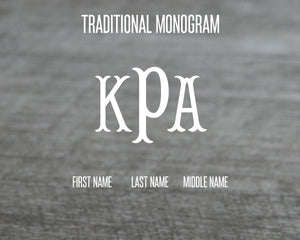 Personalized Monogram Cufflinks