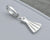 WEDDING DRESS CHARM IN STERLING SILVER