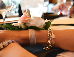 Wedding Dress Charm Bracelet