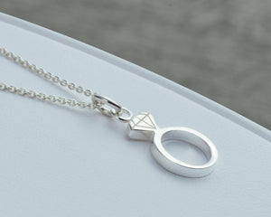 Wedding Ring Necklace