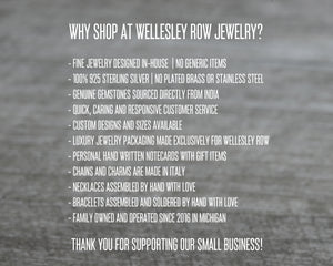 Sterling silver jewelry by Wellesley Row